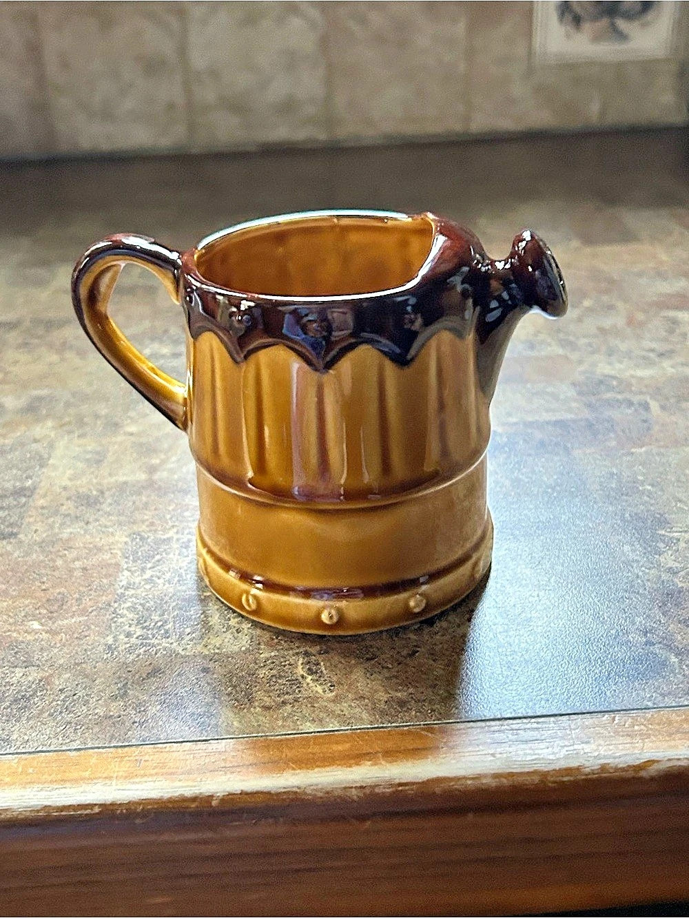 Ceramic Brown Character Pitcher